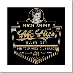 Back to the Future McFly's Hair Gel Label Worn Posters and Art